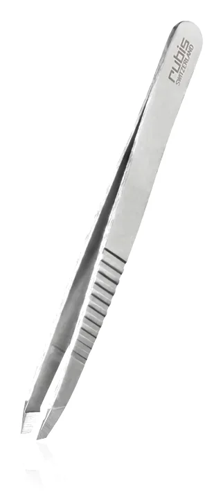 Classic Slant tweezers in stainless steel